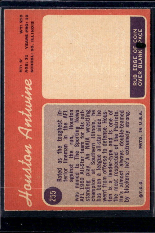 1970 Topps Houston Antwine #255