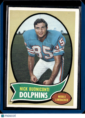 1970 Topps Nick Buoniconti #244