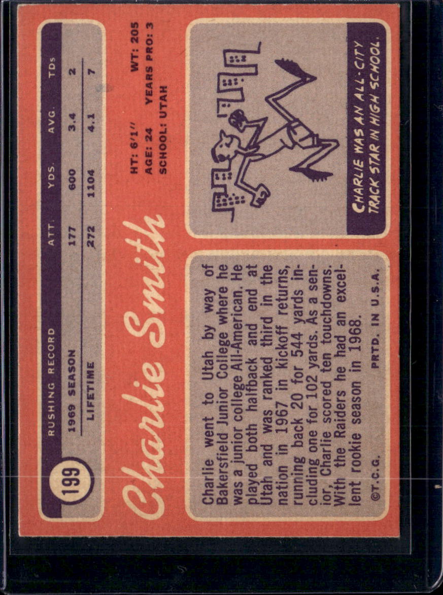 1970 Topps Charlie Smith #199