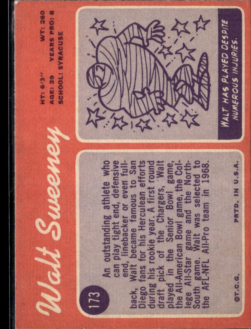 1970 Topps Walt Sweeney #173