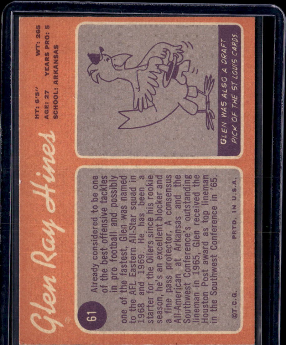 1970 Topps Glen Ray Hines #61