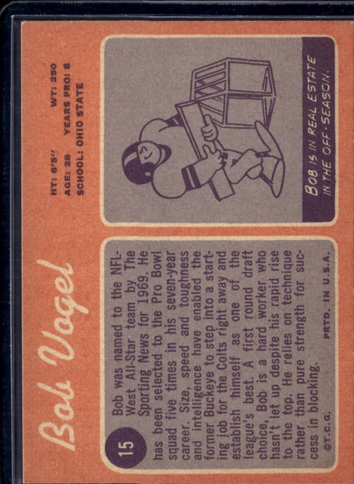1970 Topps Bob Vogel #15