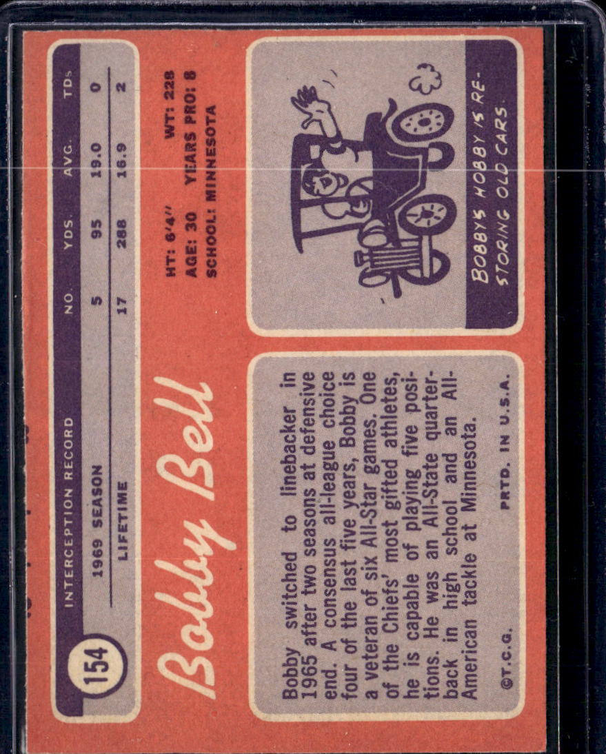 1970 Topps Bobby Bell #154