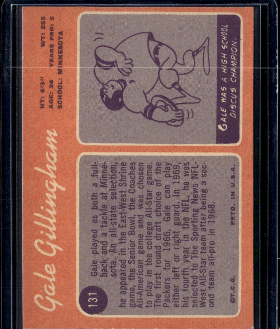 1970 Topps Gale Gillingham #131