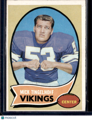 1970 Topps Mick Tingelhoff #158