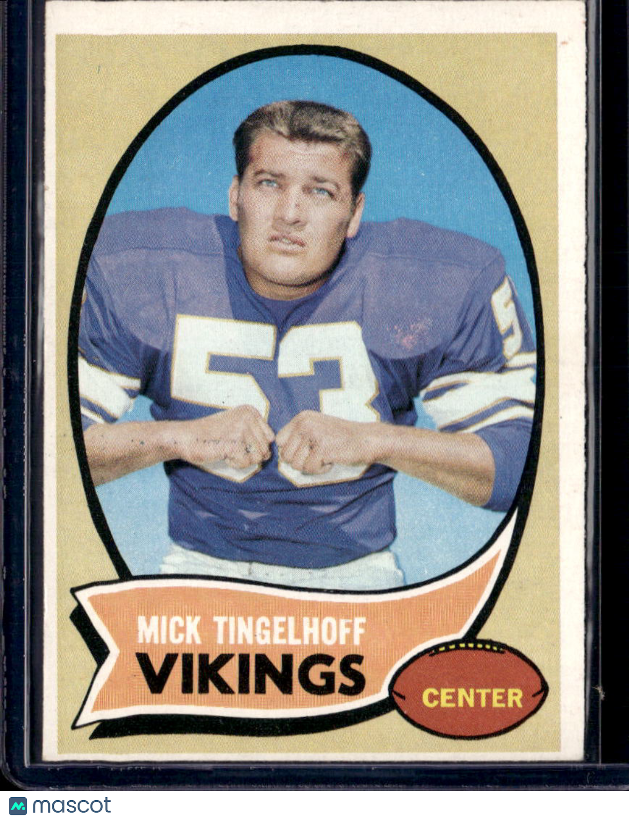 1970 Topps Mick Tingelhoff #158