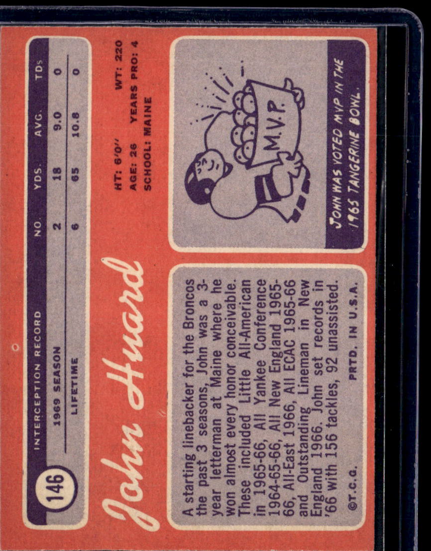 1970 Topps John Huard #146
