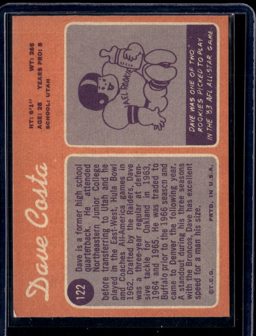 1970 Topps Dave Costa #122