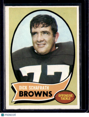 1970 Topps Dick Schafrath #143