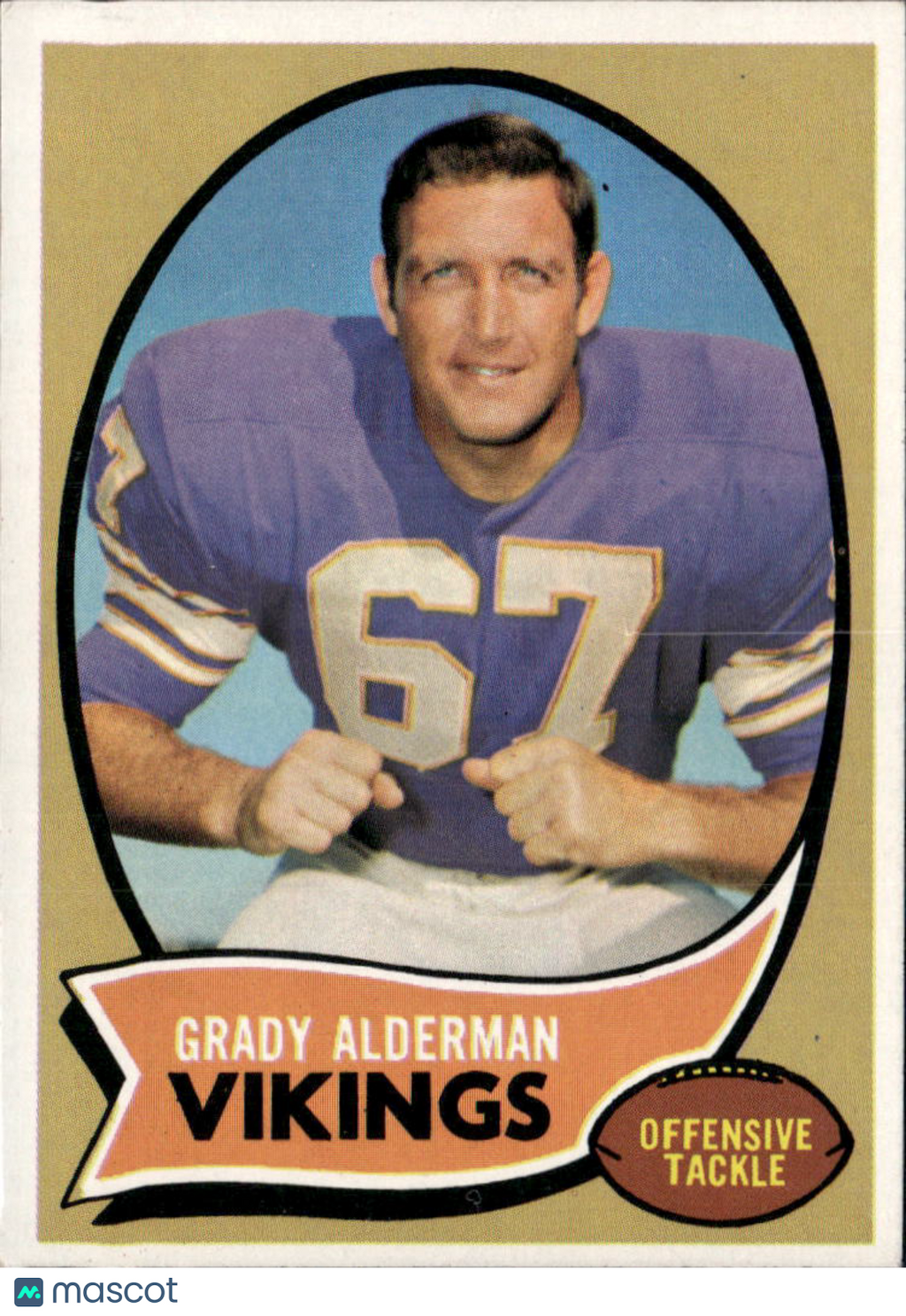 1970 Topps Grady Alderman #108