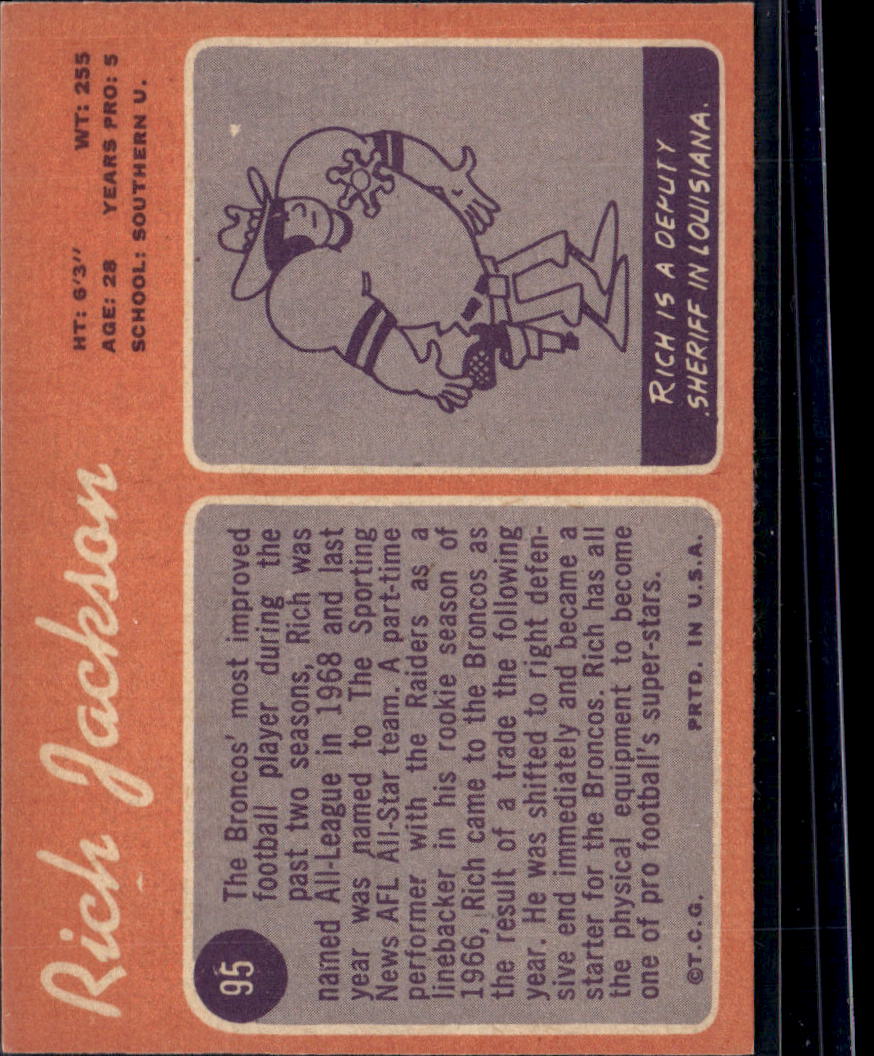 1970 Topps Rich Jackson #95