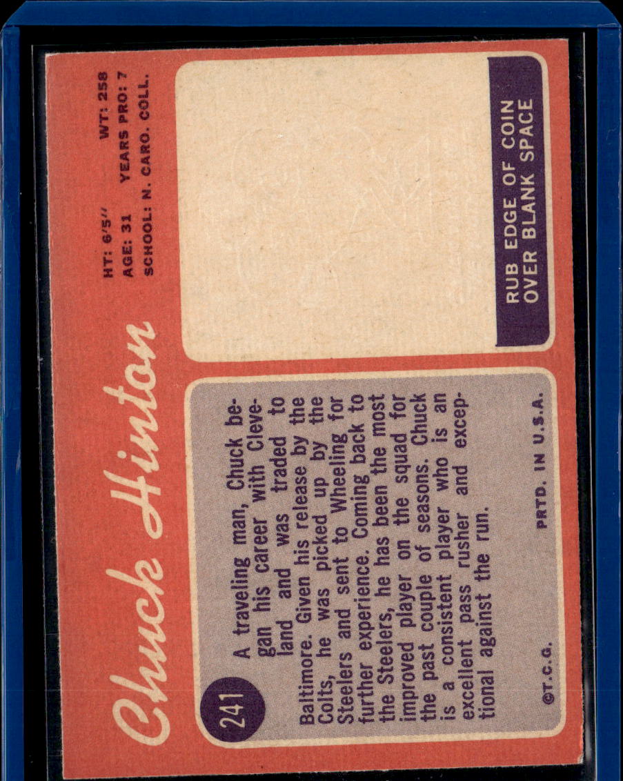 1970 Topps Chuck Hinton #241