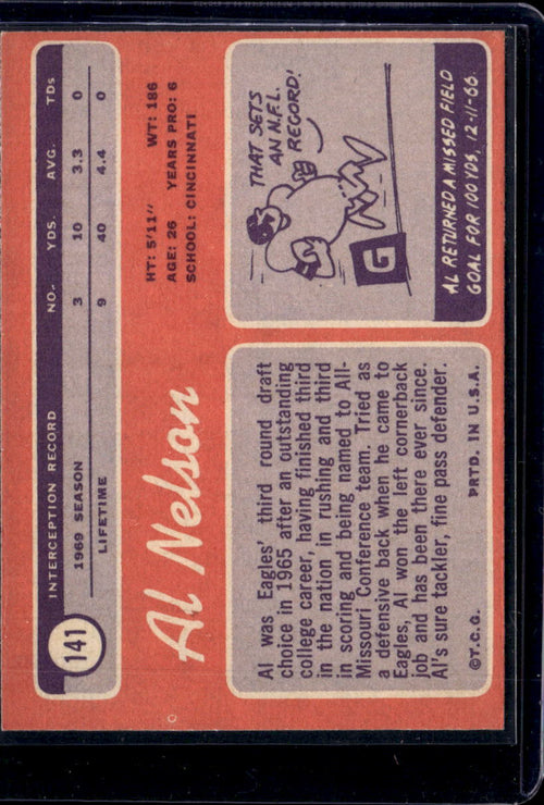 1970 Topps Al Nelson #141