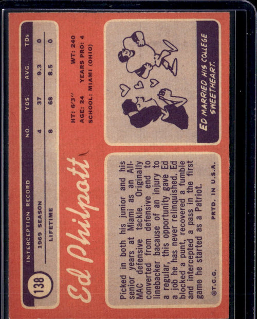 1970 Topps Ed Philpott #138