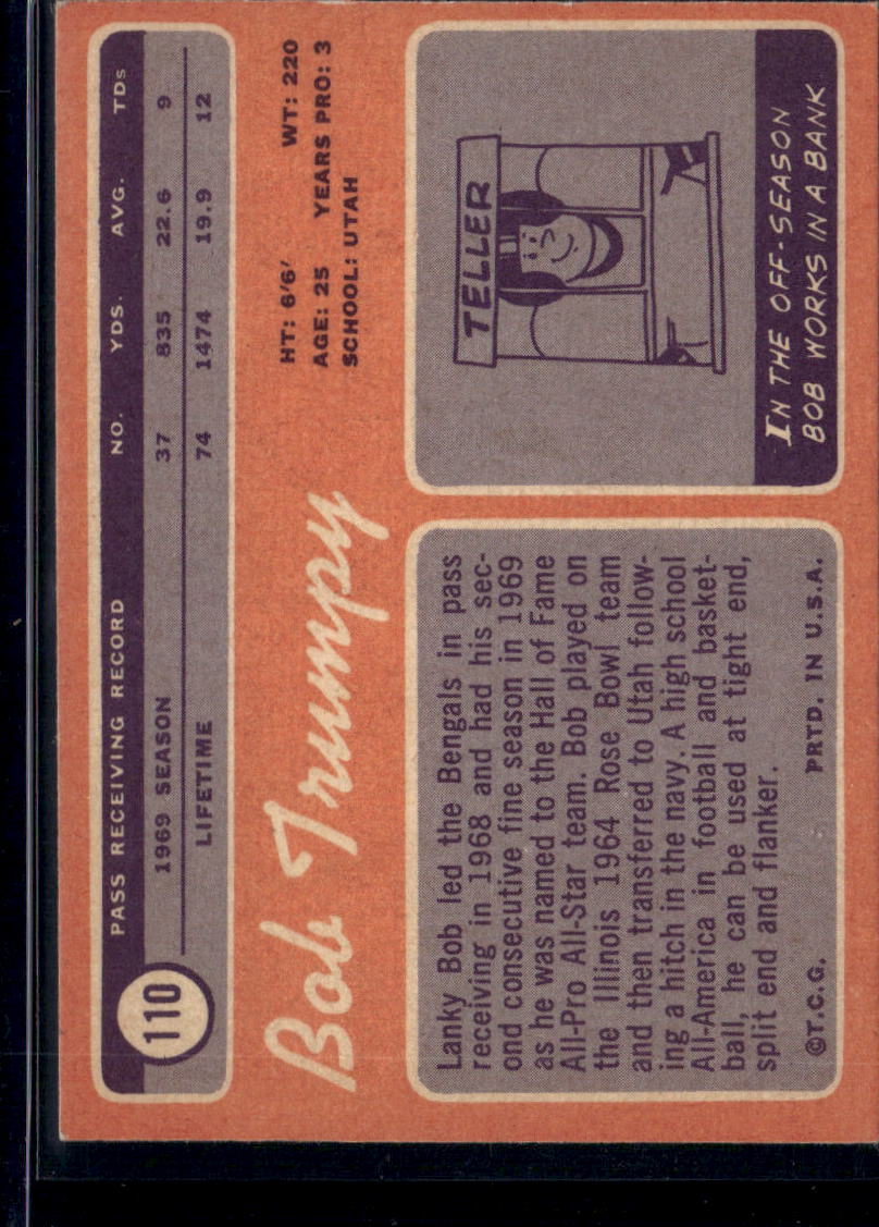 1970 Topps Bob Trumpy #110