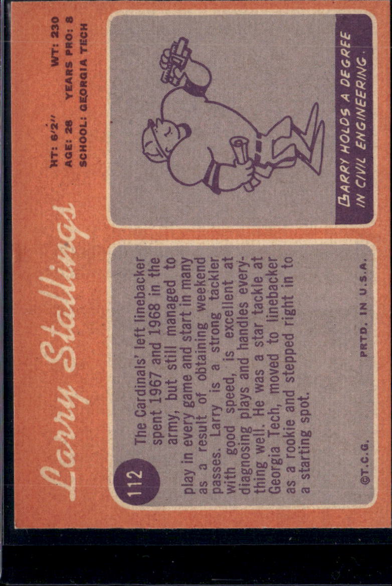 1970 Topps Larry Stallings #112