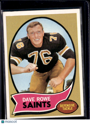 1970 Topps Dave Rowe #101
