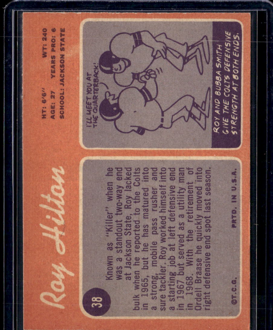 1970 Topps Roy Hilton #38
