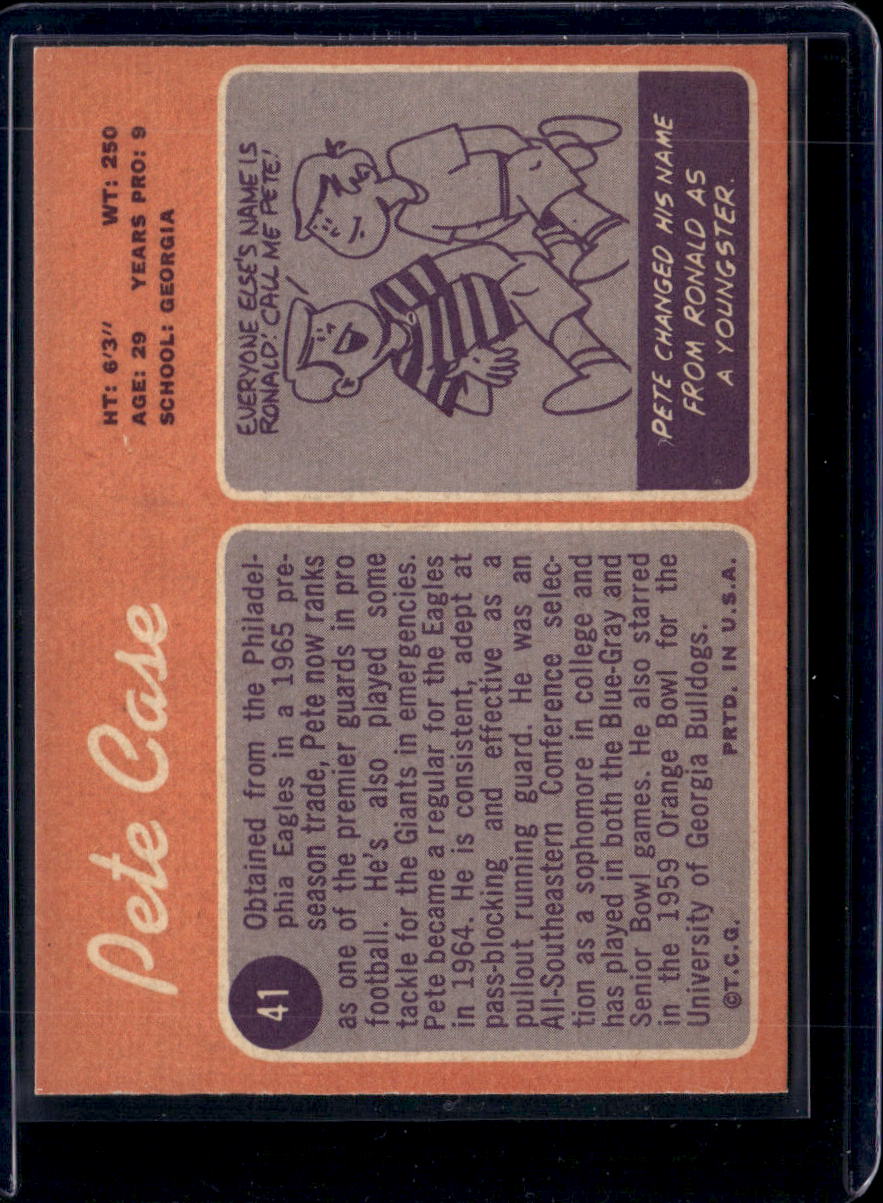 1970 Topps Pete Case #41