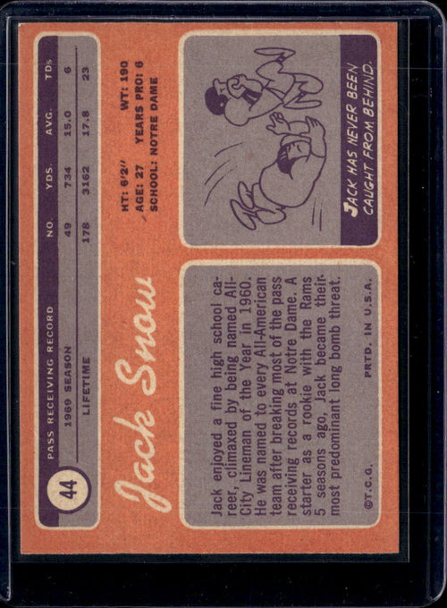 1970 Topps Jack Snow #44
