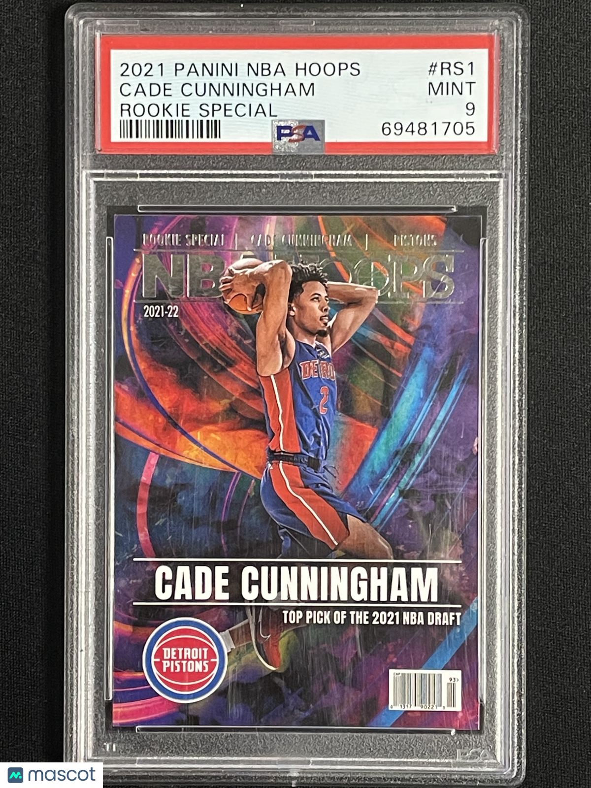 2021 Panini NBA Hoops Rookie Special Cade Cunningham #RS1 PSA 9