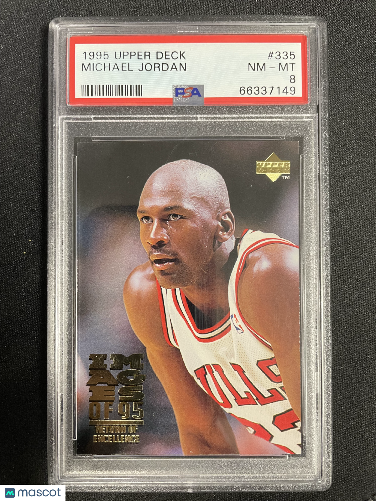 1995 Upper Deck Michael Jordan #335 PSA 8