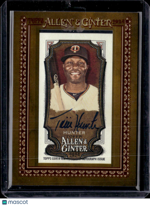 2024 Topps Allen & Ginter Torii Hunter #MA-THU Framed Mini Autograph