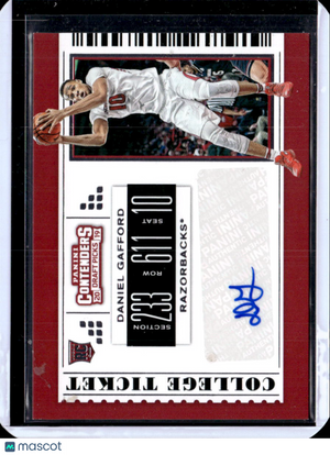 2017 Panini Contenders Draft Picks College Ticket Daniel Gafford #85 RC