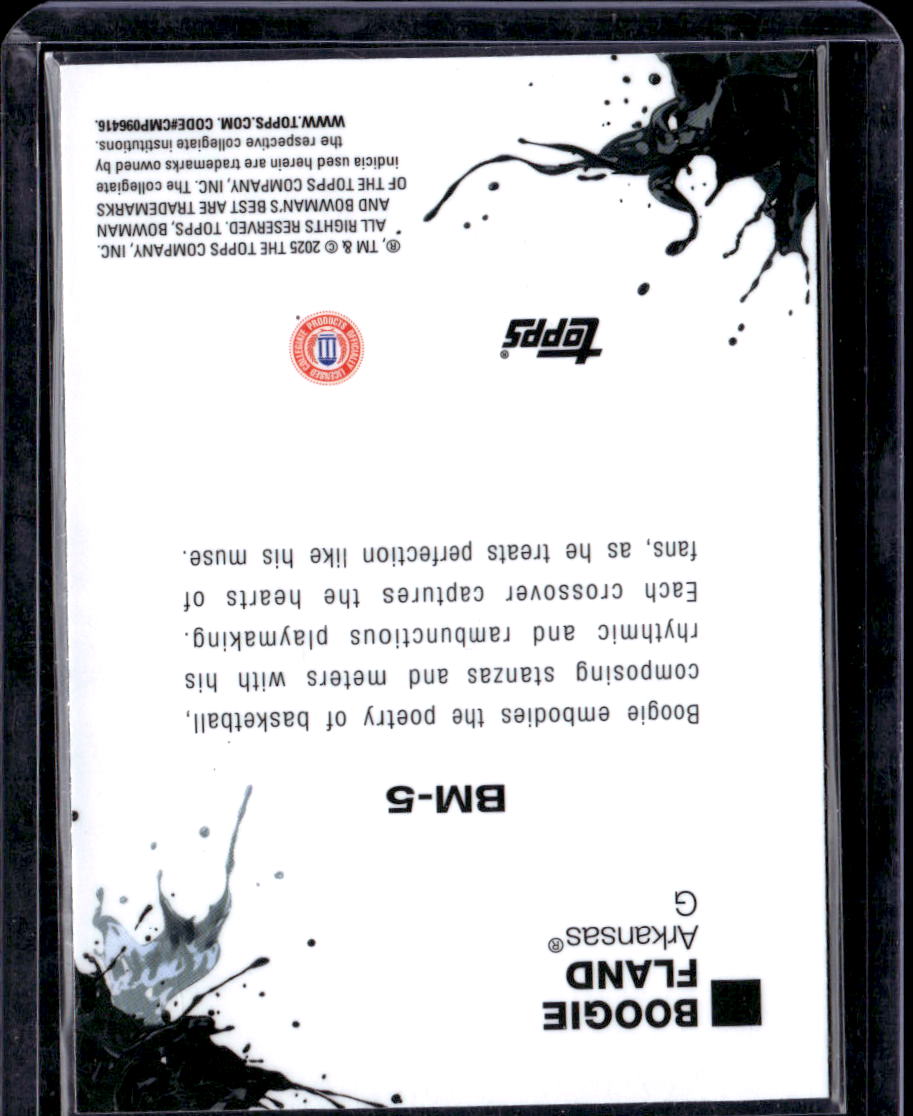 2025 Bowman University Best Bowman Masterpieces Boogie Fland #BM-5