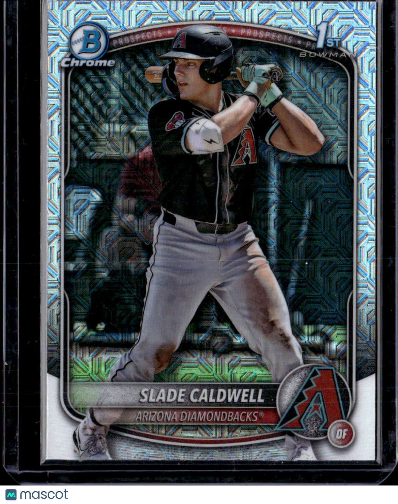 2025 Bowman Chrome Slade Caldwell #BCP-21 Mega Box Mojo Refractor 1st Bowman