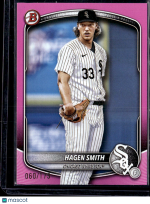 2025 Bowman Hagen Smith #BP-44 Pink /175