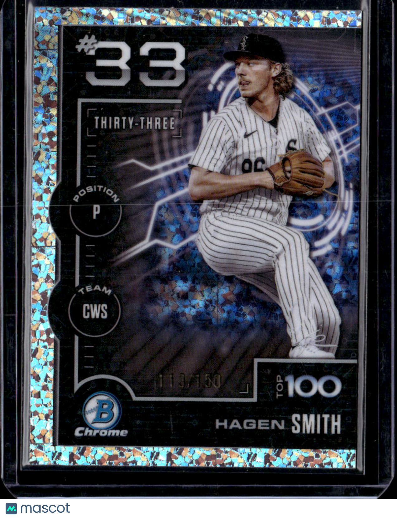 2025 Bowman Chrome Bowman Scouts Blue Mini-Diamond Refractor /150