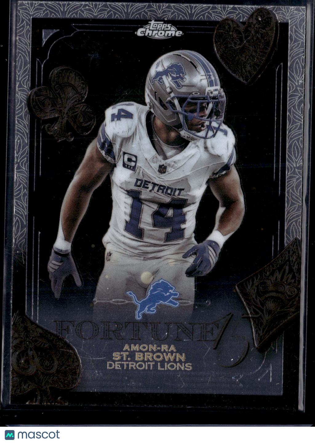 2025 Topps Chrome Football Amon-Ra St. Brown #F15-13