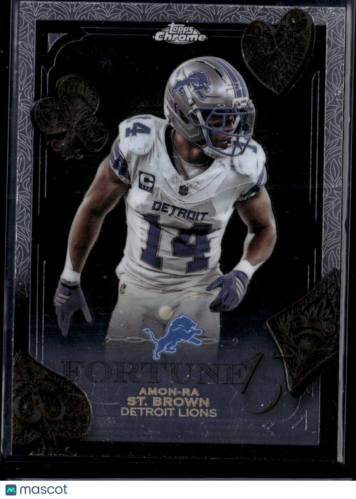 2025 Topps Chrome Football Amon-Ra St. Brown #F15-13