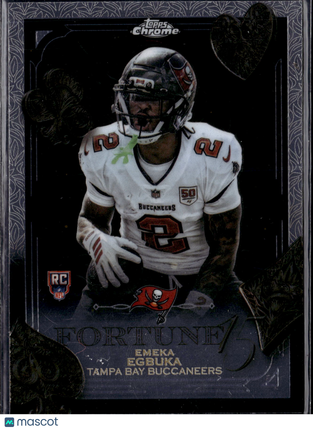 2025 Topps Chrome Football Emeka Egbuka #F15-21 RC