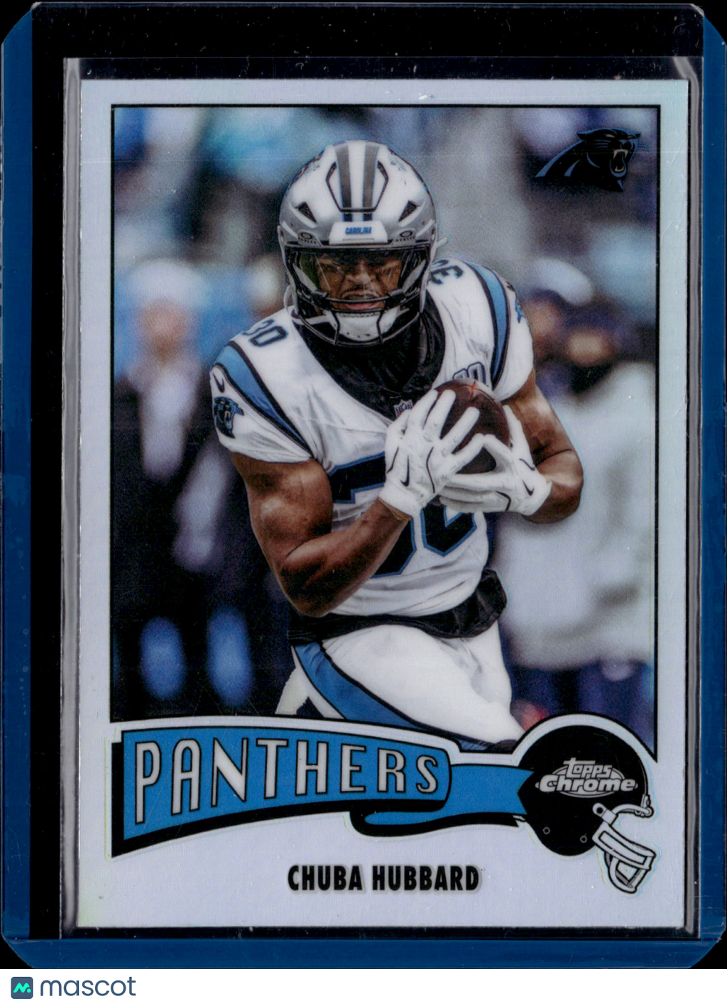 2025 Topps Chrome Football Chuba Hubbard #1975-5 Refractor