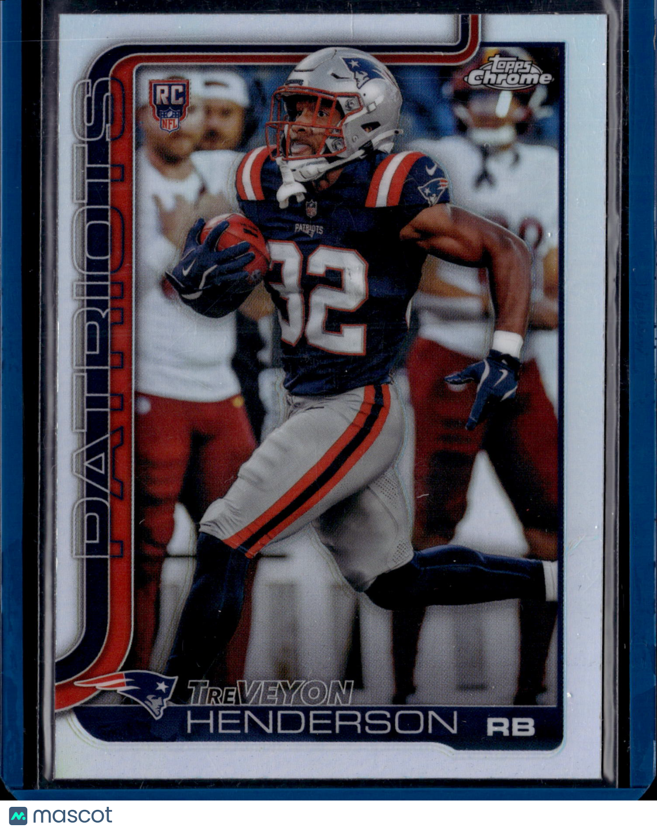 2025 Topps Chrome Football TreVeyon Henderson #328 Refractor RC