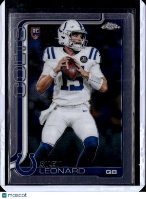 2025 Topps Chrome Football Riley Leonard #318 RC
