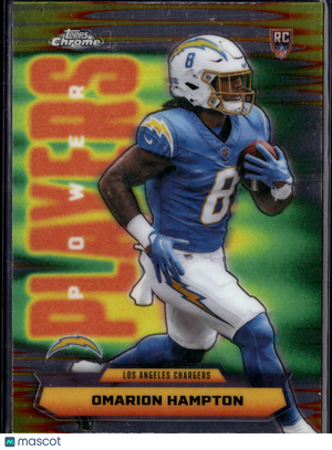 2025 Topps Chrome Football Omarion Hampton #PP-17