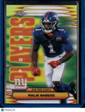 2025 Topps Chrome Football Malik Nabers #PP-25 Refractor