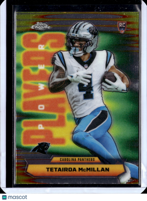 2025 Topps Chrome Football Tetairoa McMillan #PP-28 RC