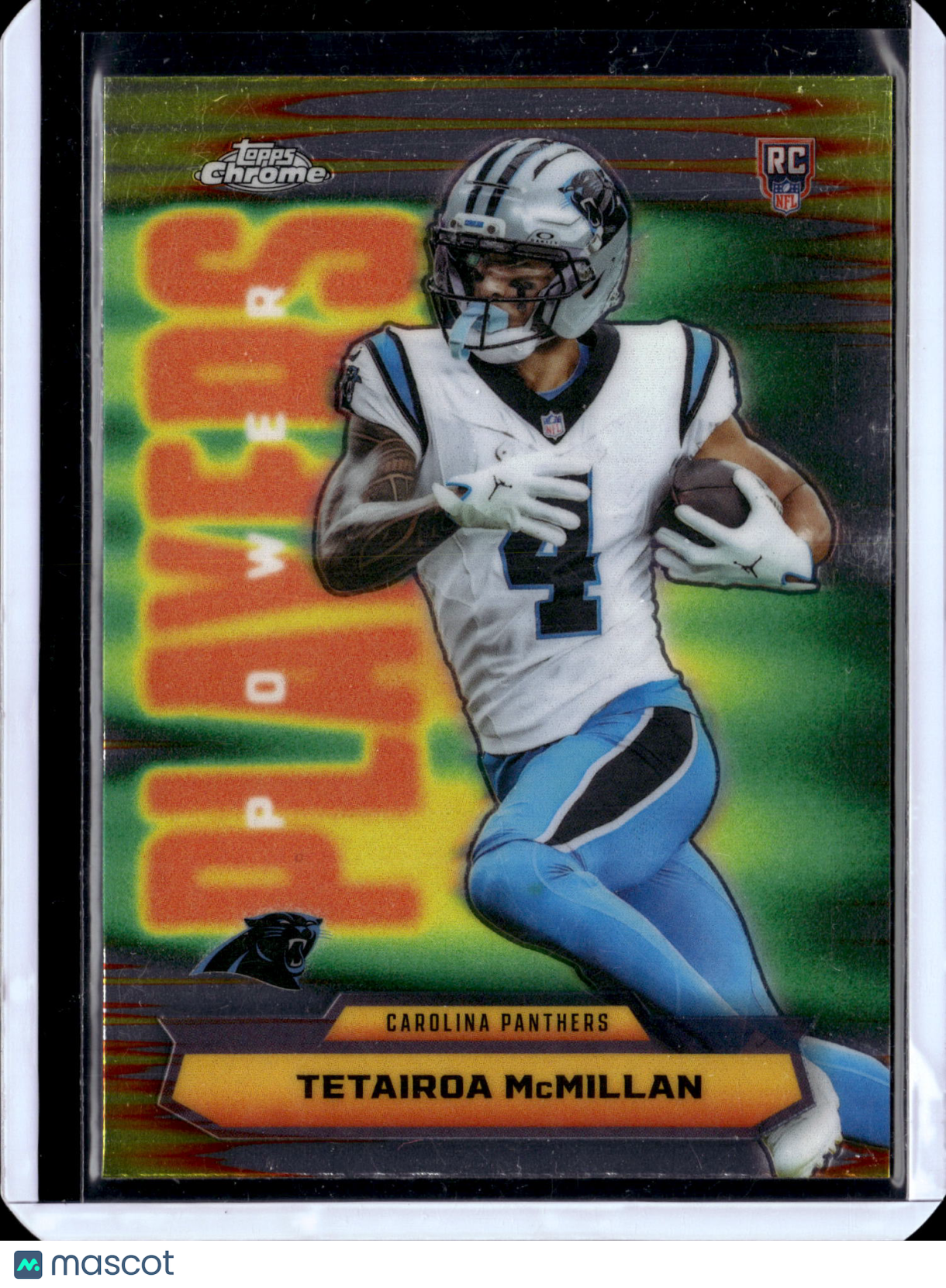2025 Topps Chrome Football Tetairoa McMillan #PP-28 RC