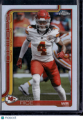 2025 Topps Chrome Football Rashee Rice #147 Refractor