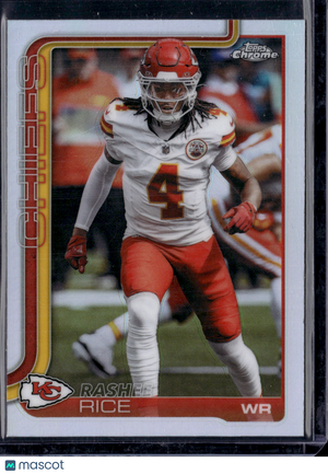 2025 Topps Chrome Football Rashee Rice #147 Refractor