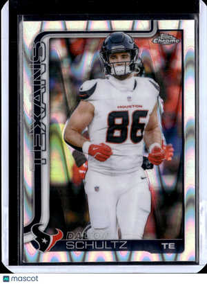 2024 2025 Topps Chrome Football Dalton Schultz #118 RayWave