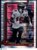 2025 Topps Chrome Football Tez Johnson #342 Prizm RC