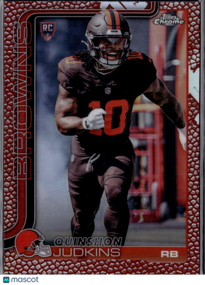 2025 Topps Chrome Football Quinshon Judkins #325 RC