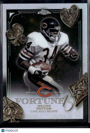 2025 Topps Chrome Football Walter Payton #F15-34 Refractor