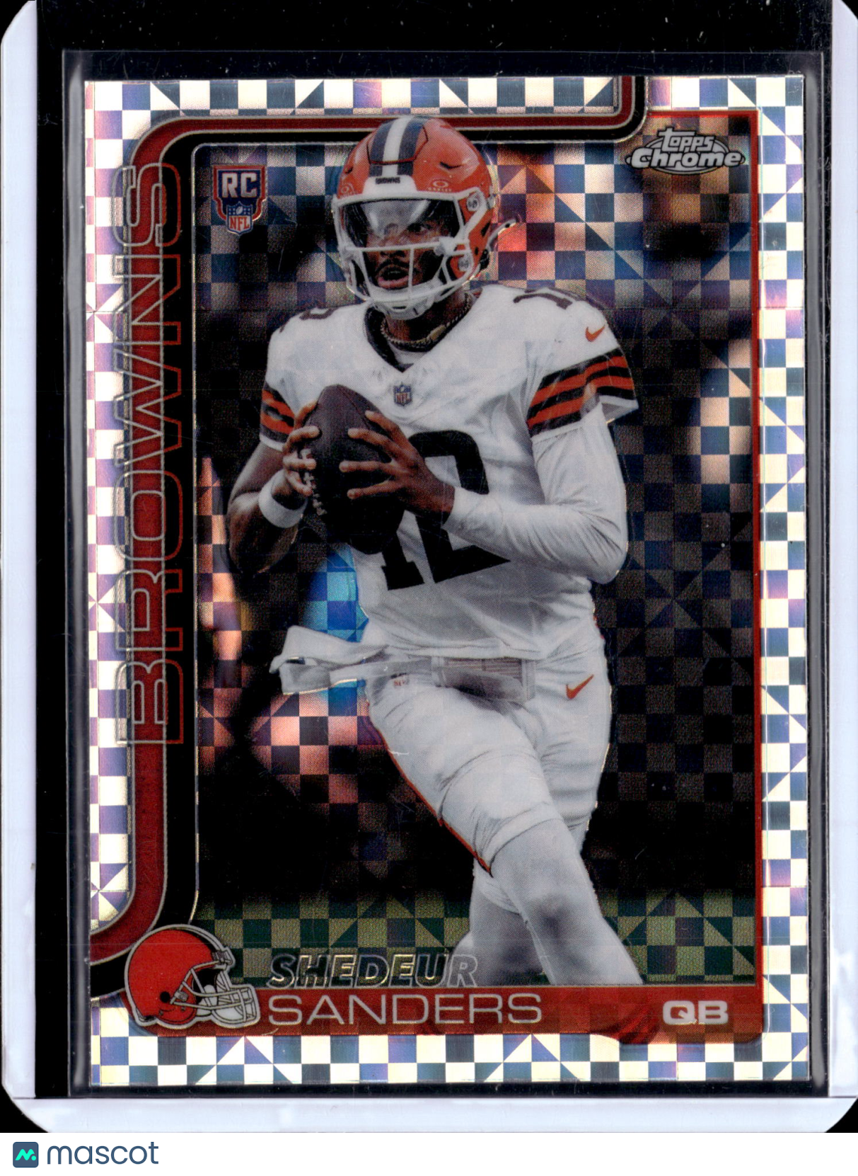 2025 Topps Chrome Football Shedeur Sanders #315 X-Fractor RC