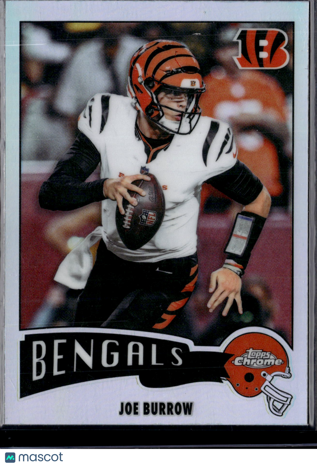 1975 2025 Topps Chrome Football Joe Burrow #1975-7 Refractor